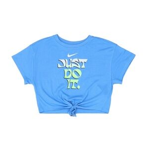 Nike girls Blue 'Just Do It' T-Shirt size 6X
